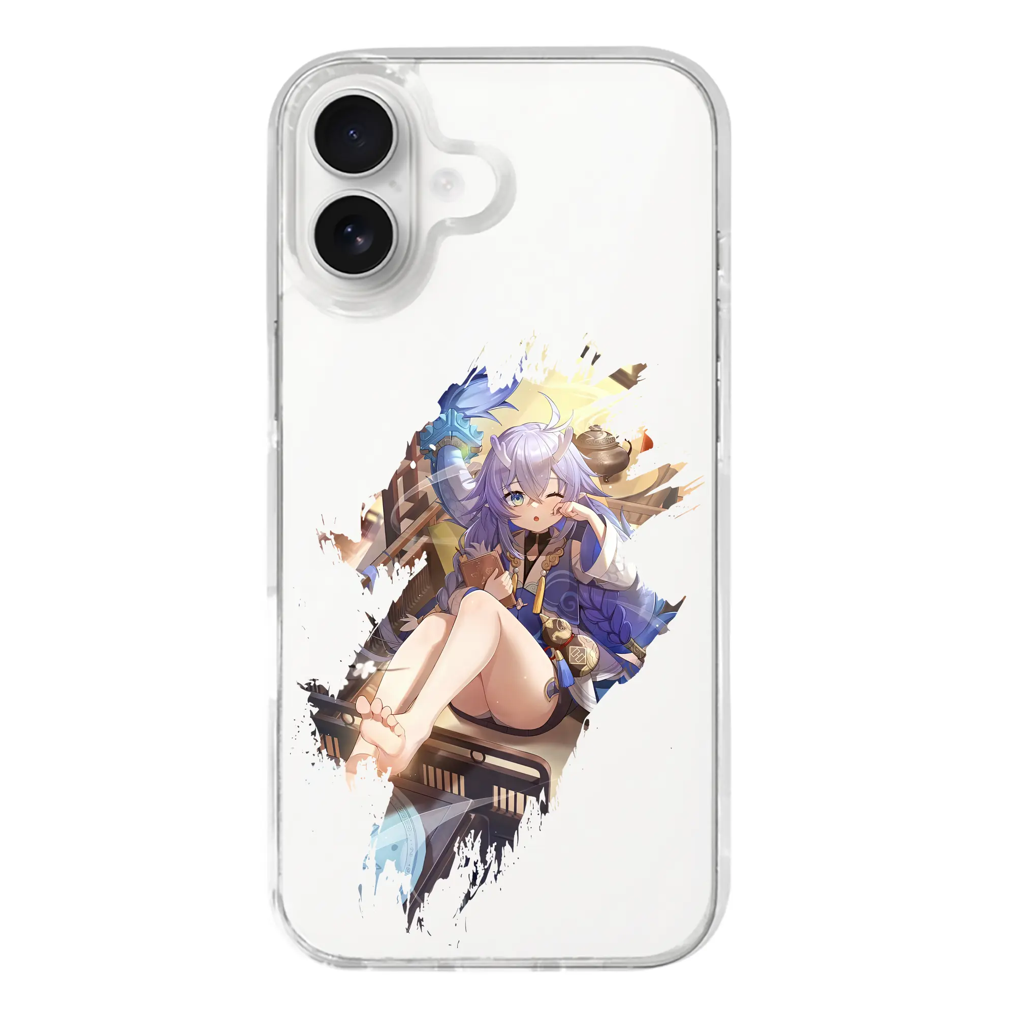 崩壊：スターレイル グッズ 白露 - iPhone 17シリーズ 透明スマホケース – 薄型・耐衝撃・精密フィット保護カバー